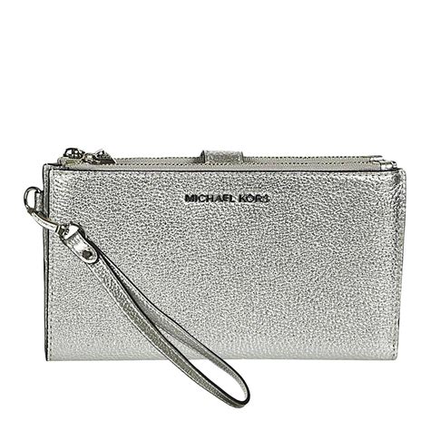 michael kors silver navy wallet|Michael Kors Wallet female.